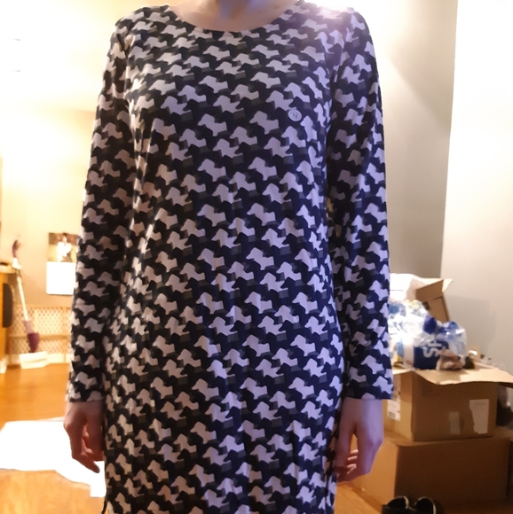 RARE! UK Peter Jensen Dachshund Dog Print Dress - Picture 8 of 8